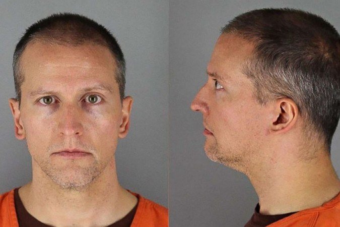 O ex-policial Derek Chauvin foi esfaqueado por outro detento em uma prisão federal no estado do Arizona. Foto: Reprodução