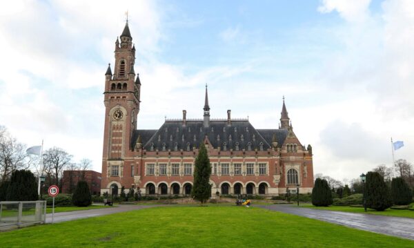 Vista da Corte Internacional de Justiça em Haia, na Holanda