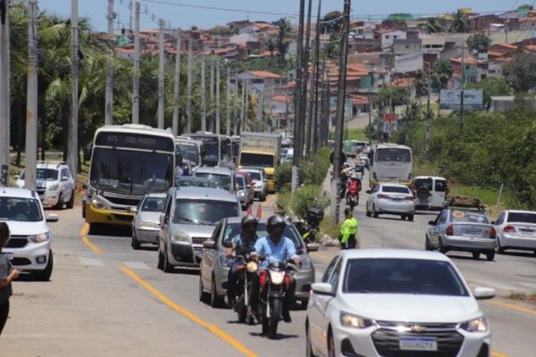 Trânsito em Natal (RN) — Foto: Alex Régis