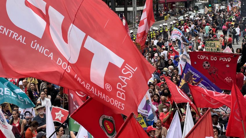 Protesto da CUT
