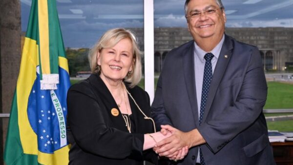 Flávio Dino e Rosa Weber
