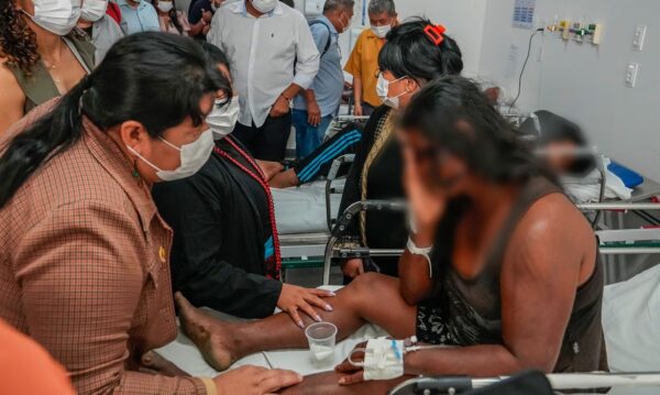 Imagens da comitiva ministerial à Bahia, onde uma indígena do povo Pataxó Hã Hã Hãi foi assassinada e outras pessoas da Terra Indígena Caramuru-Catarina Paraguassu ficaram feridas por disparos de arma de fogo neste domingo (21).Foto: Leo Otero/ MPI