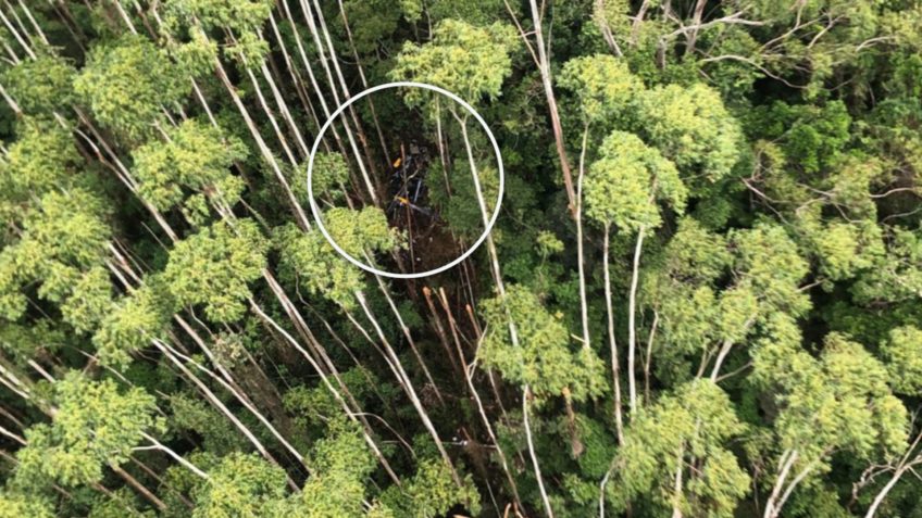 helicóptero desaparecido em SP
