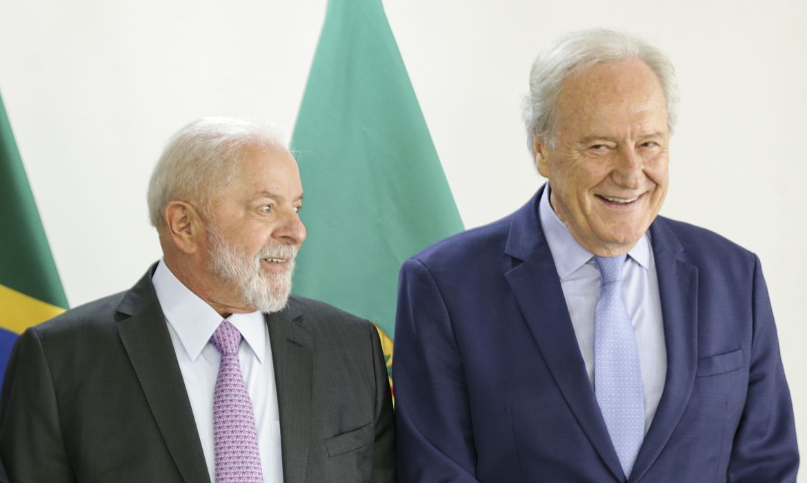 Brasília (DF), 11/01/2024 - O presidente Luiz Inácio Lula da Silva anuncia Ricardo Lewandowski como ministro da Justiça e Segurança Pública. Foto: Marcelo Camargo/Agência Brasil