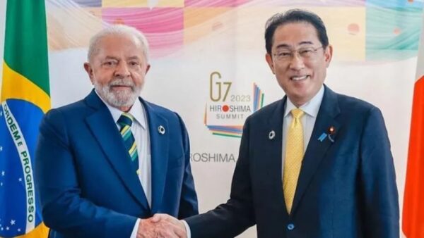 Lula e Fumio Kishida