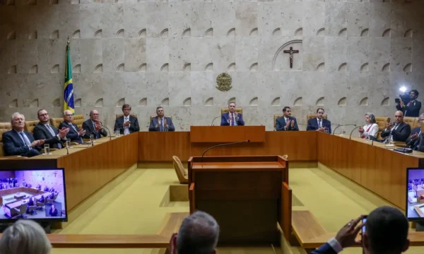 Brasília (DF), 08/01/2024, O Supremo Tribunal Federal (STF) inaugura a exposição Após 8 de janeiro: Reconstrução, memória e democracia. A mostra é em alusão ao atentado criminoso que vandalizou órgãos e instalações públicas no dia 8 de janeiro de 2023. Foto: Jose Cruz/Agência Brasil