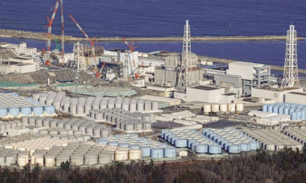 Vista da usina de Fukushima, no Japão
22/8/2023 Kyodo via REUTERS