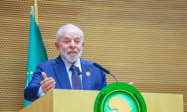 17.02.2024 - Presidente da República, Luiz Inácio Lula da Silva, durante a cerimônia de Abertura da 37º Cúpula da União Africana, na Sede da União Africana. Adis Abeba - Etiópia.
Foto: Ricardo Stuckert / PR