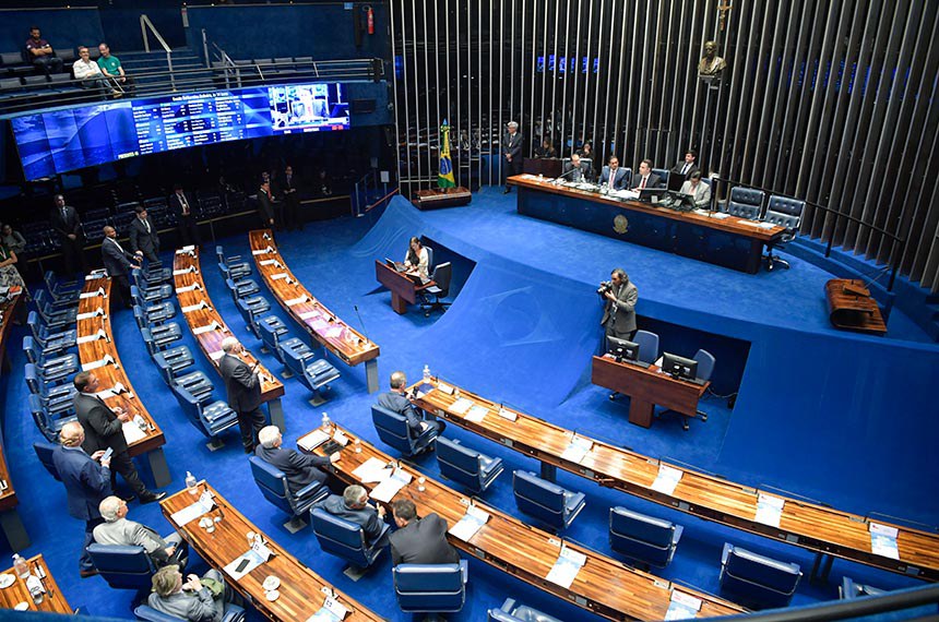 Mesa:
senador Jorge Kajuru (PSB-GO);
2º secretário da Mesa do Senado Federal, senador Weverton (PDT-MA);
presidente do Senado Federal, senador Rodrigo Pacheco (PSD-MG);
secretário-geral da Mesa do Senado Federal, Gustavo A. Sabóia Vieira.