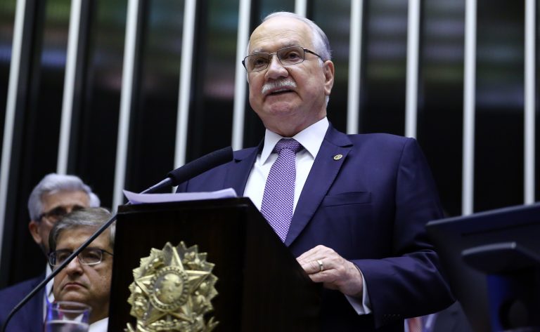Destinada a inaugurar a 2ª Sessão Legislativa Ordinária da 57ª. Ministro do Supremo Tribunal Federal do Brasil, Edson Fachin