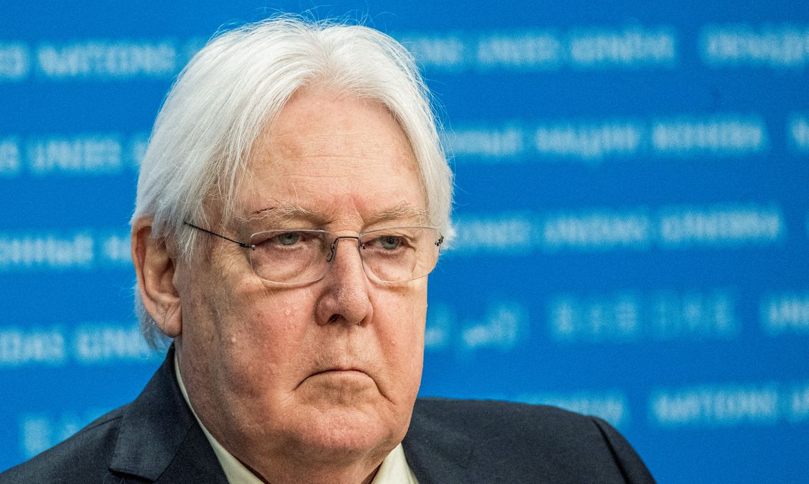 GENEBRA - O chefe de ajuda da ONU, Martin Griffiths 7/2/2024 REUTERS/Denis Balibouse