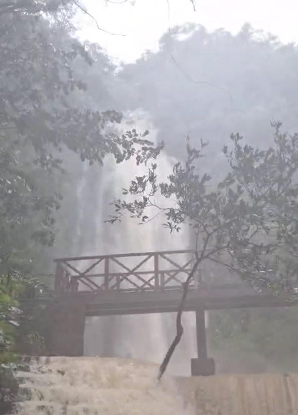 Cachoeira do Pinga, em Portalegre, RN — Foto: Reprodução