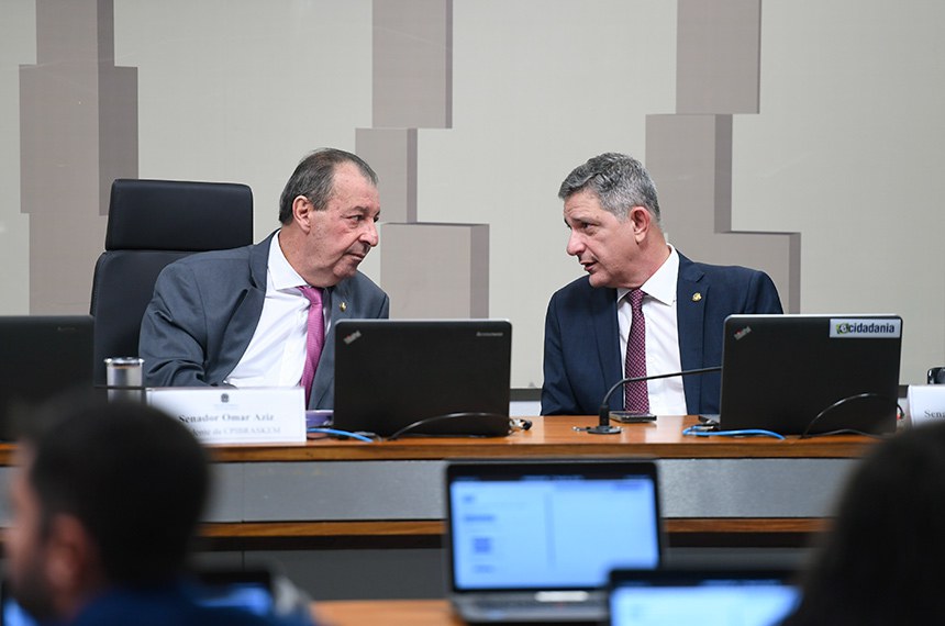 Mesa:
presidente da CPIBRASKEM, senador Omar Aziz (PSD-AM);
relator da CPIBRASKEM, senador Rogério Carvalho (PT-SE).