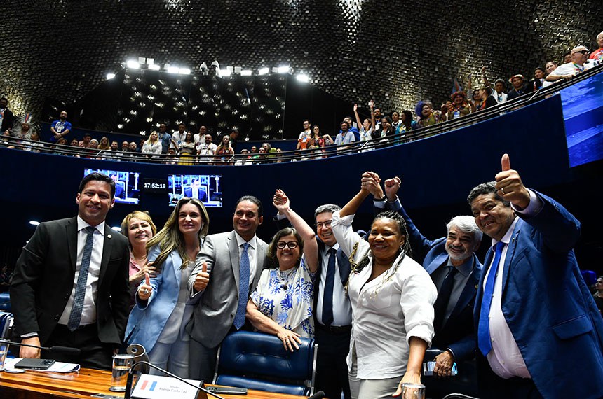 Participam:
ministra de Estado da Cultura, Margareth Menezes;
senadora Jussara Lima (PSD-PI);
senadora Augusta Brito (PT-CE);
senadora Teresa Leitão (PT-PE);
senador Rodrigo Cunha (Podemos-AL);
senador Weverton (PDT-MA);
senador Randolfe Rodrigues (sem partido-AP);
senador Beto Faro (PT-PA);
senador Humberto Costa (PT-PE).