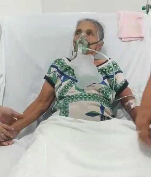 Damiana aguarda por vaga em UTI no RN — Foto: Divulgação