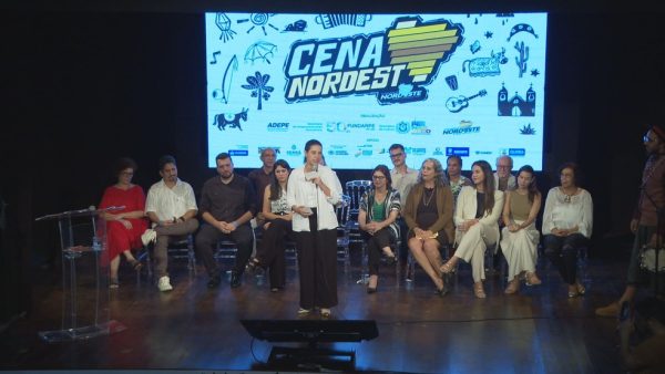 Cena Nordeste Festival foi lançado em cerimônia no Mercado Eufrásio Barbosa, em Olinda — Foto: Reprodução/TV Globo