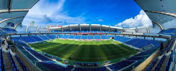 Arena das Dunas recebe América-RN x Corinthians — Foto: Alexandre Lago