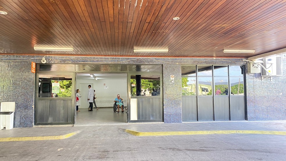 Entrada do Pronto-Socorro Clóvis Sarinho, no Hospital Walfredo Gurgel, em Natal. (Arquivo) — Foto: Francielly Medeiros/Inter TV Cabugi