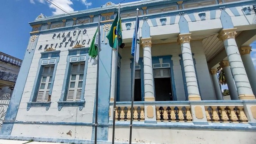 Palácio da Resistência, sede prédio prefeitura de Mossoró fachada — Foto: Wilson Moreno/Secom PMM