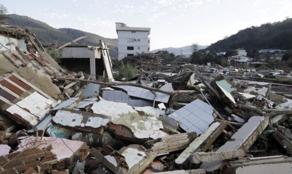 Muçum (RS), 22/06/2024 - Casas destruídas após enchente que atingiu toda a região. Foto: Bruno Peres/Agência Brasil