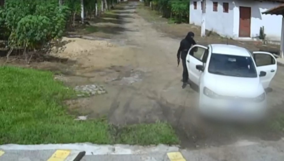 Crime aconteceu na manhã de domingo, em Macaíba — Foto: Reprodução