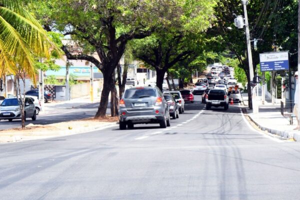 Rua São José, em Natal — Foto: Foto: Alex Regis