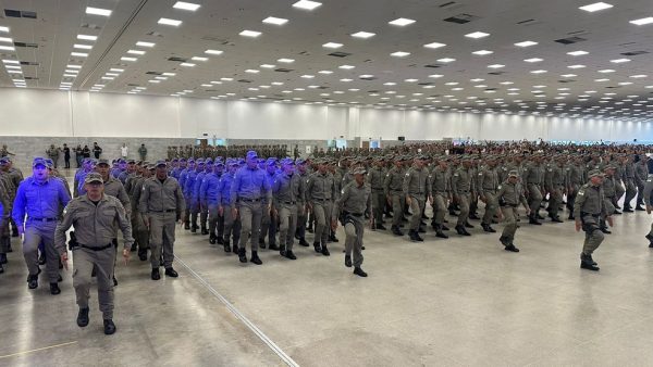 Solenidade de posse ocorreu na tarde desta quarta-feira — Foto: Kléber Teixeira/Inter TV Cabugi