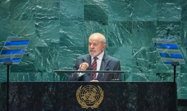 22.09.2024 -  Nova York - Estados Unidos.
Presidente da República, Luiz Inácio Lula da Silva, durante a Sessão de Abertura da Cúpula do Futuro, no Salão da Assembleia Geral, da Sede das Nações Unidas (ONU).
Foto: Ricardo Stuckert / PR